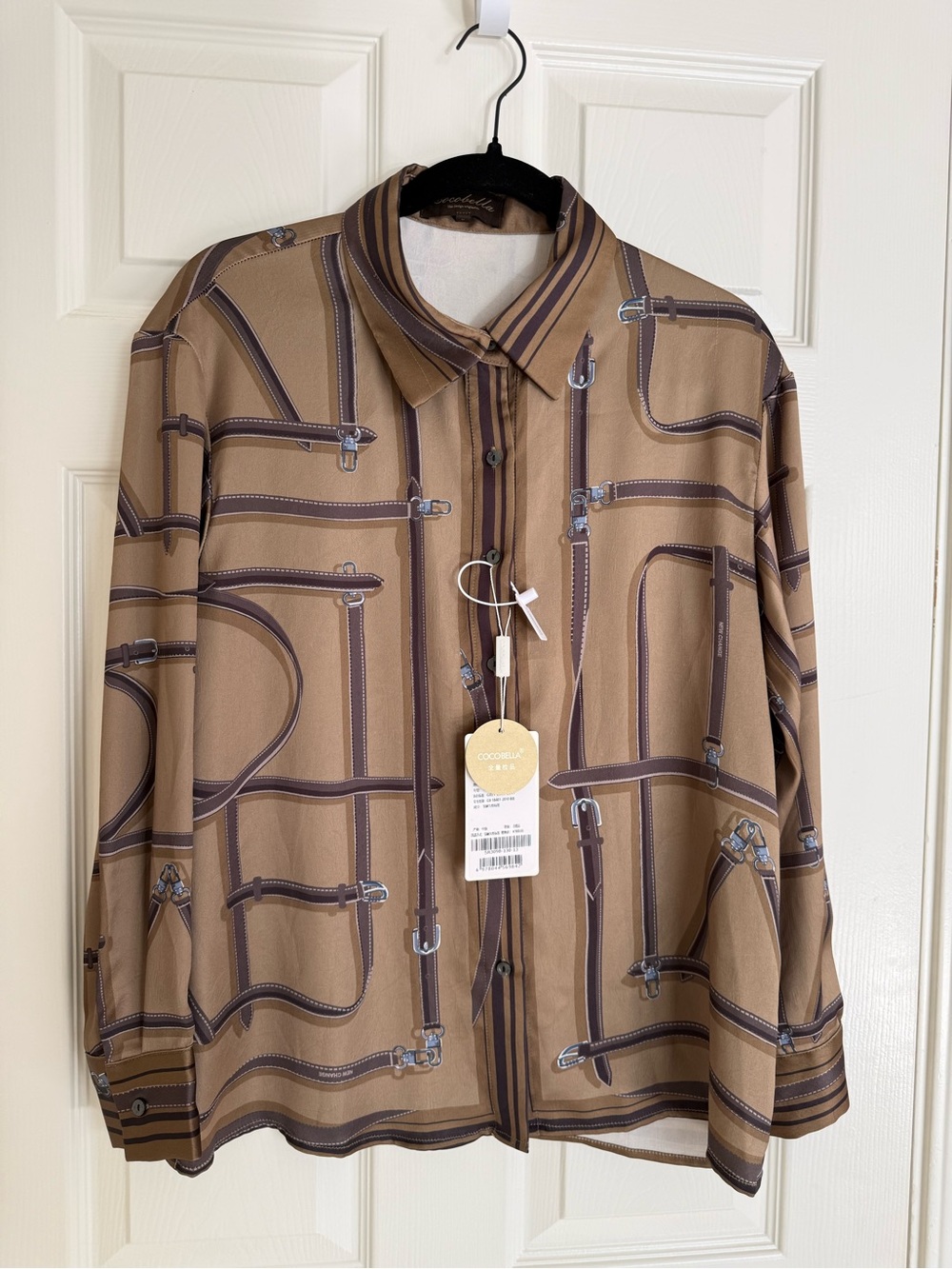 Cocobella women’s brown long sleeves shirt
